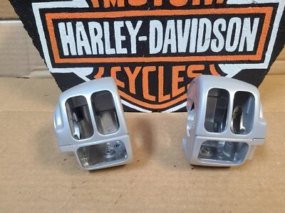 02-05 Harley Davidson V-Rod руль переключатель корпуса серебро - Изображение 1 из 4