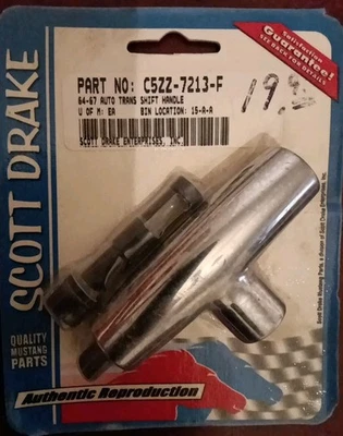 1964-1967 FORD MOTOR COMPANY MUSTANG AUTO TRANS SHIFT HANDLE UNOPENED NOS MINTY! - Image 1 of 4