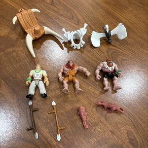 Fisher Price Imaginext prehistoric caveman figure lot cavemen 2004 - Picture 1 of 9
