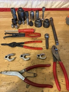 🔥 Mac Tool Lot Sockets Pliers Crows Foot Extensions Impacts 1/2 3/8 1/4 Dr. - Picture 1 of 12