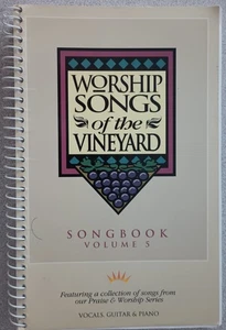 Worship Songs Of The Vineyard Volume 5 Songbook 1994 - Picture 1 of 5