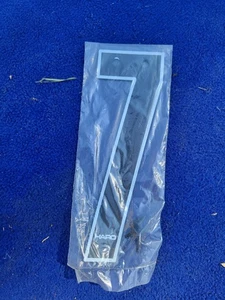 Old School BMX NOS Haro Push Pin Tech Number # 7 Number Plate Stadium Bike - Picture 1 of 1