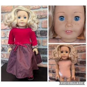 Muñeca American Girl JLY #56 Retirada Rubia Rizada Pelo Corto + Chocolate Cereza - Imagen 1 de 12