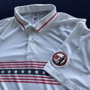 Puma Volition America "87 Dwight Clark Memorial Classic" Golf Polo XL weiß - Bild 1 von 12