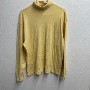IZOD Herren Rollkragenshirt Large gelb Baumwolle Langarm - Bild 1 von 15