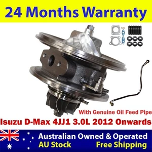Upgrade Billet Turbo CHRA Core+Oil Feed Pipe For Isuzu D-Max 4JJ1 3.0L 2012- - Picture 1 of 19