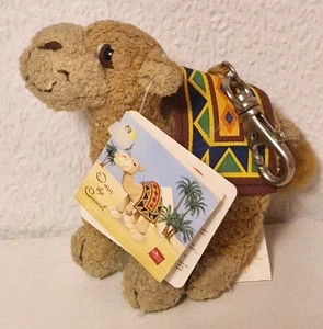 Russ Berrie Oasis the Brown Camel 8cm Plush Keyring - Tagged - Picture 1 of 6