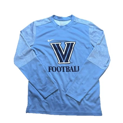 Villanova Nike Athletic Men’s Medium M Athletic Long Sleeve Shirt Blue - Image 1 of 4