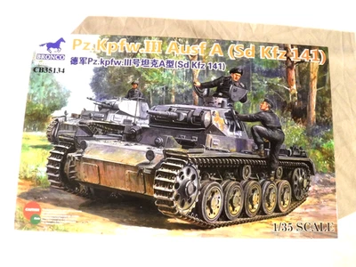 1/35 Bronco Models German Panzer III Ausf A Sd Kfz 141 # 35134 - Image 1 of 4