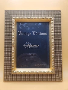 Roma 5x7 Vintage Editions Gold Picture Frame Distressed Elegant - Picture 1 of 4