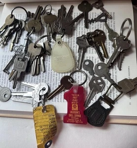 Lot Of Vintage Keys Keychain Ford GMC And More - Picture 1 of 11