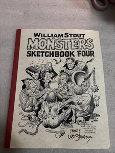Cuaderno de bocetos "Monstruos" de William Stout (Terra Nova) 2000 firmado y numerado en muy buen estado - Imagen 1 de 11
