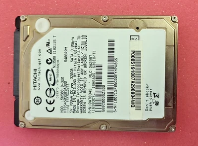 HITACHI HTS545032B9A300 SATA 320GB SATA 320GB HDD HARD DISK 0A74813 DPN: 0FK13 - Image 1 of 2
