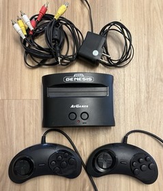 AtGames Sega Genesis Classic Mini Game Console 80 Built-In Games & 2 Controllers