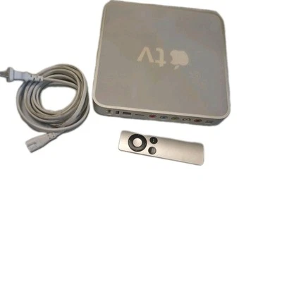 Apple TV A1218 160GB w/Remote and Power Cable Tested and Working - Image 1 of 3