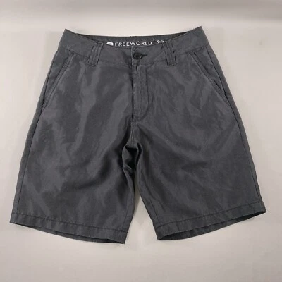 Pantalones Cortos de Playa Freeworld Híbridos Gris Elastizados Tabla Nadar Para Hombre Talla 28 Foto 1 de 4
