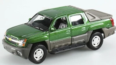 WELLY - CHEVROLET Avalanche doppia cabina pick-up verde frizione giocattolo s... - Immagine 1 di 3