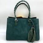 Patricia Nash Leather Handbags Primrose Satchel Dark Green Purse