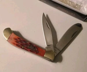 New Frost Cutlery Steel Warrior Copperhead Pocket Knife SW-106BRMJ 2 Blade - Picture 1 of 5