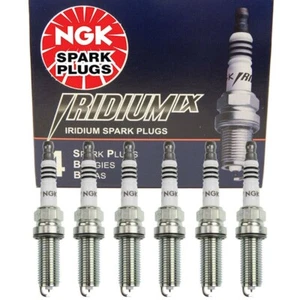 NGK IRIDIUM IX Spark Plug 6PCS for EX35 FX35 G25/ Altima Maxima Murano Quest V6 - Picture 1 of 3