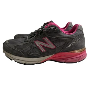 New Balance 990v4 Womens 8.5 B Gray Pink Made in USA W990GP4 NO INSOLES - Picture 1 of 8