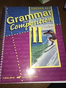 abeka grammar and composition ii Teacher key Work-text Fourth Edition - Imagen 1 de 1