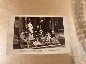 cabinet card photograph of general, Ulysses S Grant and family - Picture 1 of 3