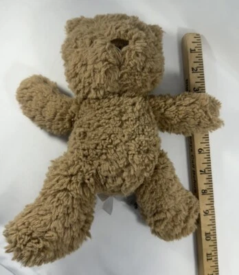 FELPA BEBÉ GAP Brannon OSO DE PELUCHE Lovey Suave OJOS COSIDOS NARIZ Marrón Usado en Excelente Condición Foto 1 de 4