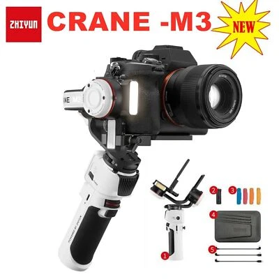 Zhiyun Crane M3 Gimbal 3-Axis Handheld Stabilizer For Mirrorless Camera/Phone AU - Image 1 of 4