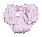 Mud Pie Baby Girl's Bloomer Pink Fuzzy 12-18 Months