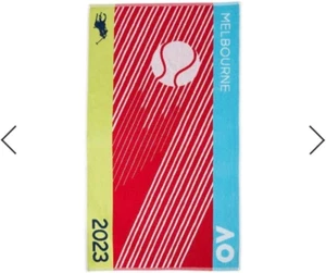 POLO Ralph Lauren 2023 Australian Open AO Tennis On Court Players Towel RED NWT - Picture 1 of 12
