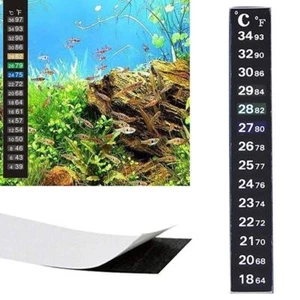 Fish Tank Aquarium Thermometer Digital/Analogue Temperature M9J1 NEW Gauge P8N5 - Picture 1 of 12