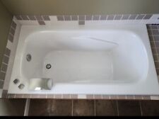 Clarke Soaking Tub, white 60x32 in great condition.  Waterfall spout included