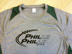PHILADELPHIA FOOTBALL WORLD CHAMPIONS FOOTBALL PHILLII PHILLII T-SHIRT MEN/WOMEN - Picture 1 of 19