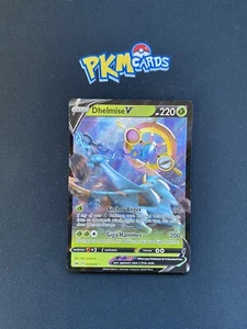 Juego Base Espada y Escudo Pokemon Juego de Cartas Coleccionables Dhelmise V 009/202 Ultra Raro LP. - Imagen 1 de 2