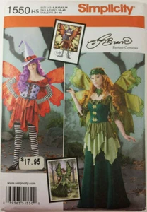 Simplicity Fee Fantasy Kostüm Muster #1550 Größe 6-14 ungeschnitten - Bild 1 von 3