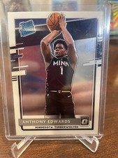 Anthony Edwards 2020-21 Panini Donruss Optic #151 Rated Rookie Card