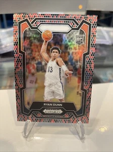 2024 Panini Prizm Draft Picks Ryan Dunn RC Snakeskin Rookie Suns 🔥 - Picture 1 of 4