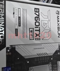 Neu Maxsun MS-Terminator B760ITX D4 WIFI V2 Mainboard schneller Versand - Bild 1 von 3