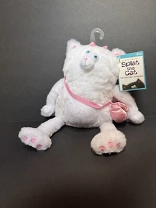 Kids Preferred Splatt The Cat White Kitty Pink Purse 2014 Rob Scotten Plush NWT - Picture 1 of 6