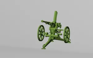 Typ 98 20 mm AA Maschinenkanone - japanische Armee - 28 mm Waage - Bolzenaktion - wa - Bild 1 von 2