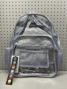 Trailmaker Clear 18" Backpack Heavy Duty Bag Purple (NEW)(SEALED) - Picture 1 of 2