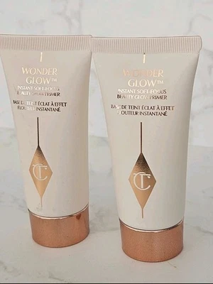 Charlotte Tilbury Wonder Glow Primer 2x 15ml Brand New 100% Genuine - Image 1 of 2