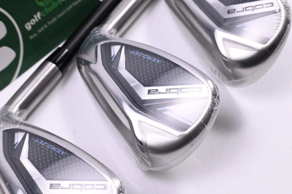 Ladies Cobra Aerojet Irons / 7-PW+SW / Ladies Flex KBS PGI 55 Shafts - Image 1 of 4