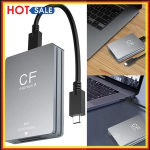 2-in-1-CFexpress-Typ-A- und SD-Kartenleser-Kartenleser-Adapter mit zwei Steckplä - Afbeelding 1 van 12