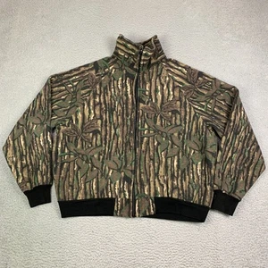 Vintage Trebark Jacket Mens XL Red Head Polartuff Fleece Camo Hunting Redhead - Picture 1 of 10
