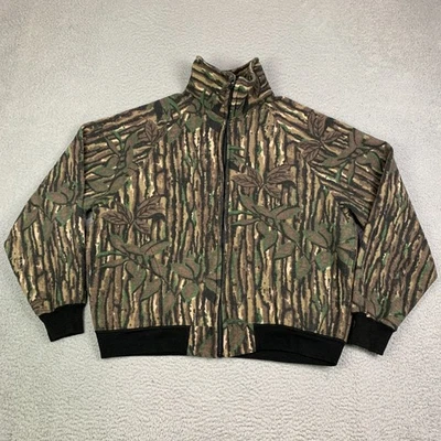 Vintage Trebark Jacket Mens XL Red Head Polartuff Fleece Camo Hunting Redhead - Image 1 of 4
