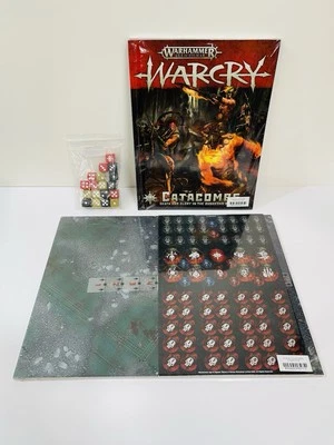 Warhammer AoS Warcry Catacumbas Paquete de Tablero Paquete de Reglas y Dados Foto 1 de 4