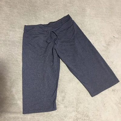 Medias Prana para mujer pequeñas gris carbón con cordón pantalones cortos hasta la rodilla yoga Foto 1 de 4