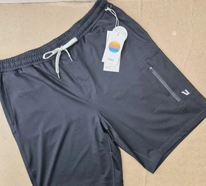 NWT Vuori Sunday Performance Short Men's XXL Black 8.5" Inseam Athletic - Picture 1 of 9